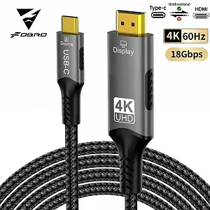Кабель FDBRO переходник USB-C to HDMI v2.0 4K 3m synthetic.ua - Фото 1