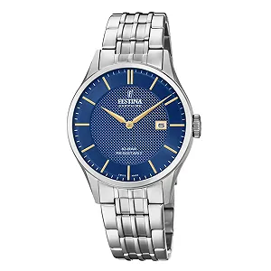 Купити Чоловічий годинник Festina Swiss made F20005/3 сріблястий корпус з нержавіючої сталі - Фото 1 Чоловічий годинник Festina Swiss made F20005/3 сріблястий корпус з нержавіючої сталі - Фото 1