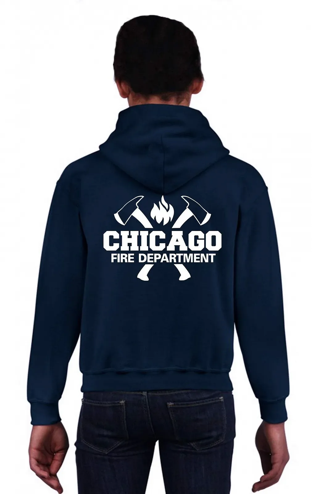 Детская Толстовка с капюшоном Chicago Fire Dept, фото №1