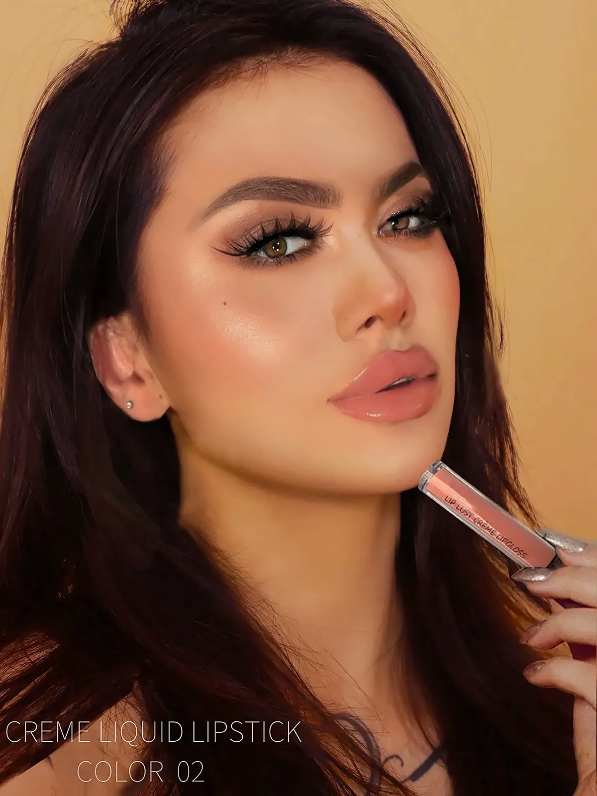 Блиск для губ PICKX 12 кольорів, кремова текстура, водостійкий, оксамитовий ефект (05#), фото №6