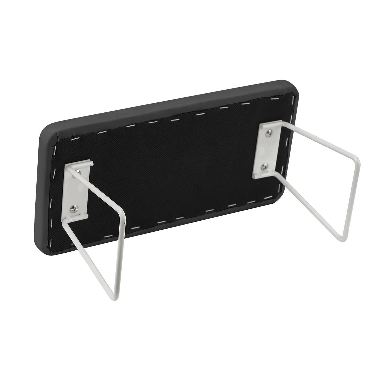 Підставка для рук зі штучної шкіри з хромованими ніжками Professional Nail Art Black, фото №4