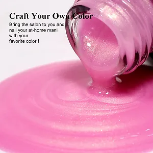 Гель-лак Imtiti Перламутровий Aurora Mermaid Cr
cme Рожевий, 15 мл, перламутровий блискучий, для замочування, УФ для манікюру, 1 шт synthetic.ua - Фото 1