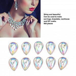 Стрази Плоскі Кристалічні Камені у Формі Краплі для Манікюру та Творчості, 500 шт. synthetic.ua - Фото 1