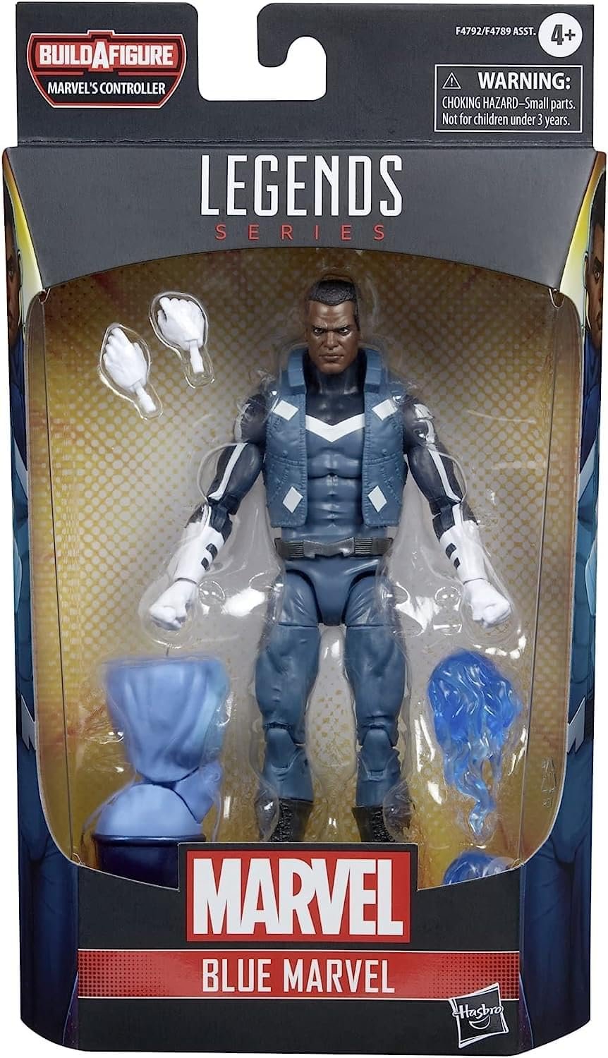 Фігурка Action Marvel Hasbro Legends Series Blue 15 см, декілька аксесуарів, елемент Build-A-Figure, різнокольоровий, фото №2