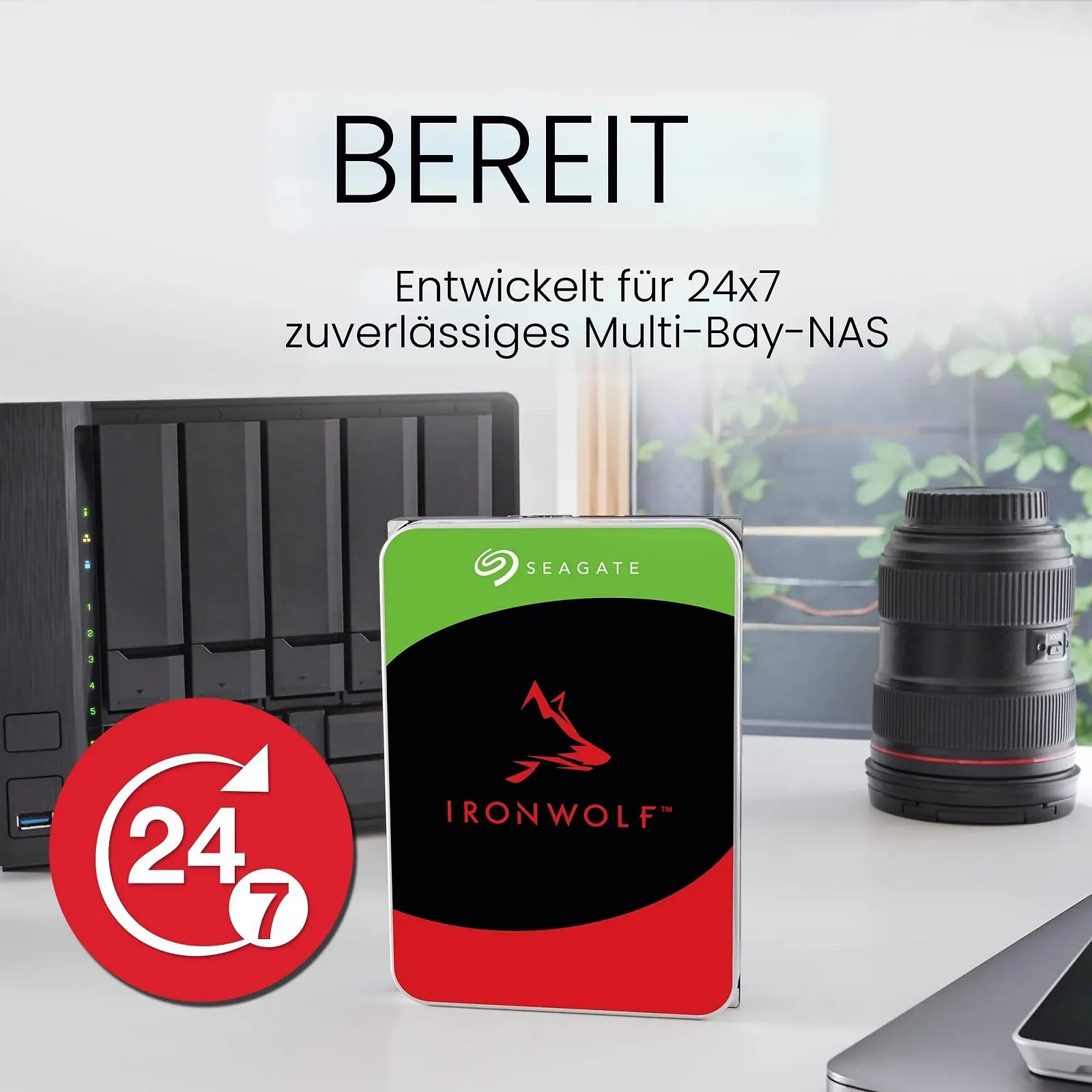 Внутренний жесткий диск Seagate IronWolf Black, фото №4 Внутренний жесткий диск Seagate IronWolf Black, фото №4