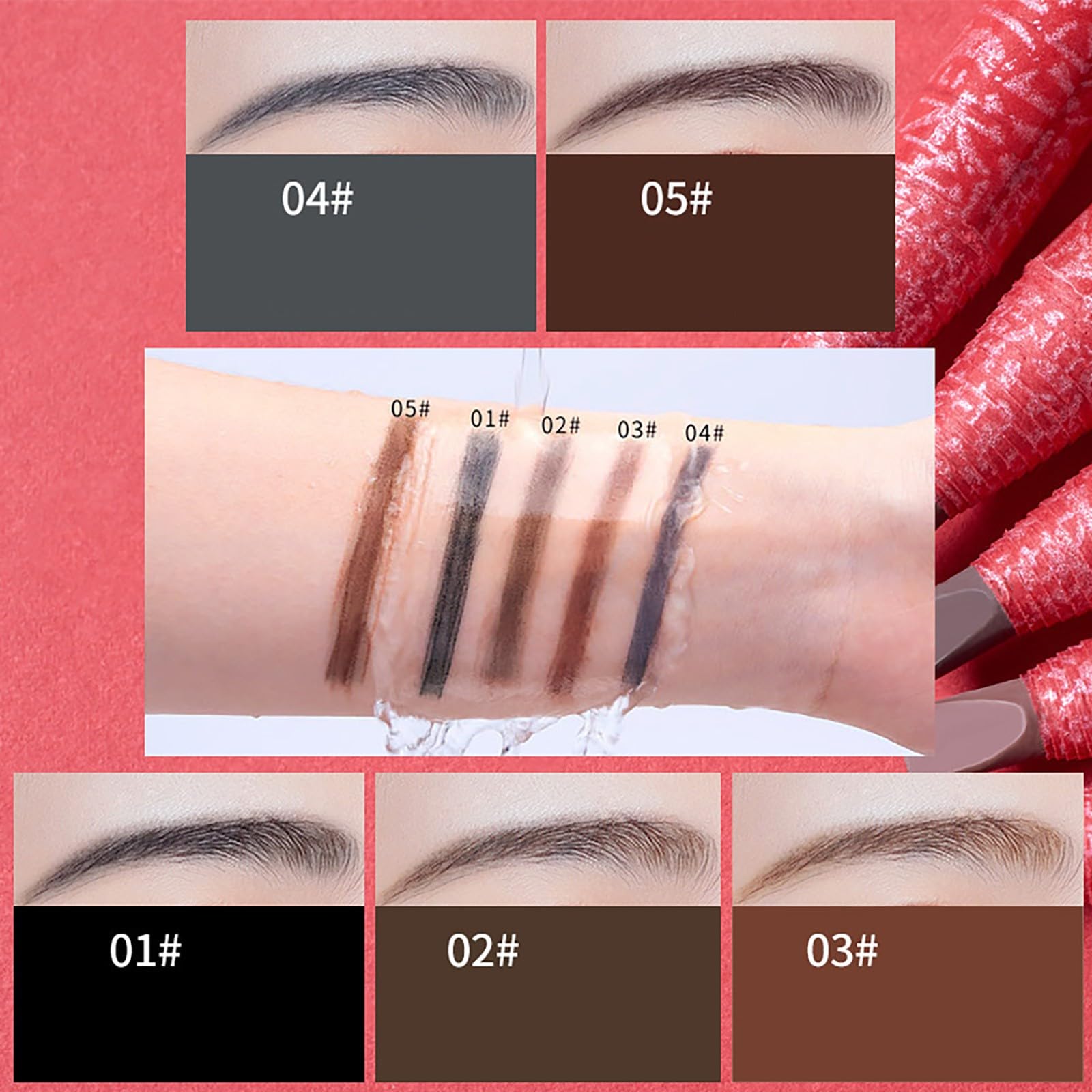 Олівець для брів Long-Lasting Waterproof Microblading Eyebrow Pencils, фото №5 Олівець для брів Long-Lasting Waterproof Microblading Eyebrow Pencils, фото №5