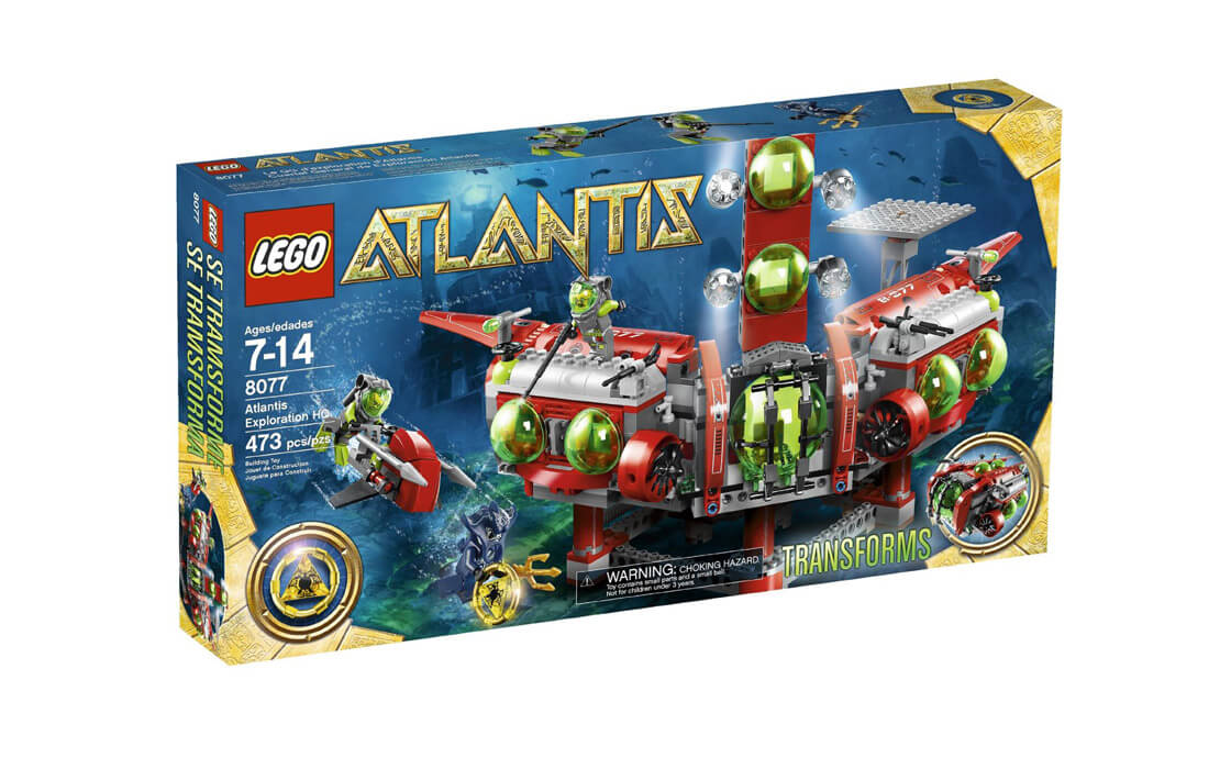 Конструктор Лего LEGO Atlantis Штаб исследования Атлантиды (8077), фото №1