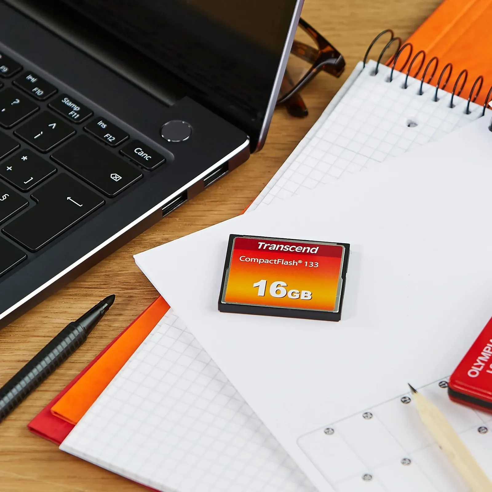 Карта памяти Transcend CompactFlash 133 TS16GCF133 16GB, фото №7 Карта памяти Transcend CompactFlash 133 TS16GCF133 16GB, фото №7