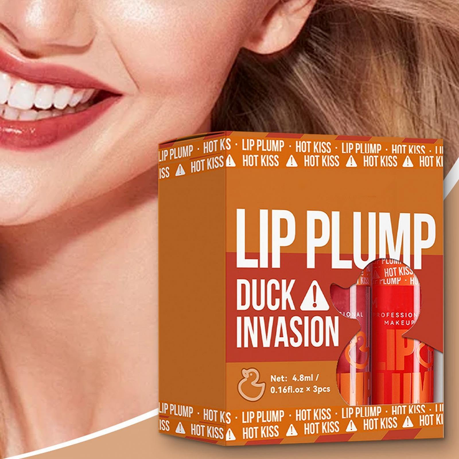 Набор Плампинг Lip Oil Shine увлажняющий блеск для губ с глиттером Прозрачный Инстант Lip Oil Lip Balm Lip Glaze набор для женщин, фото №4