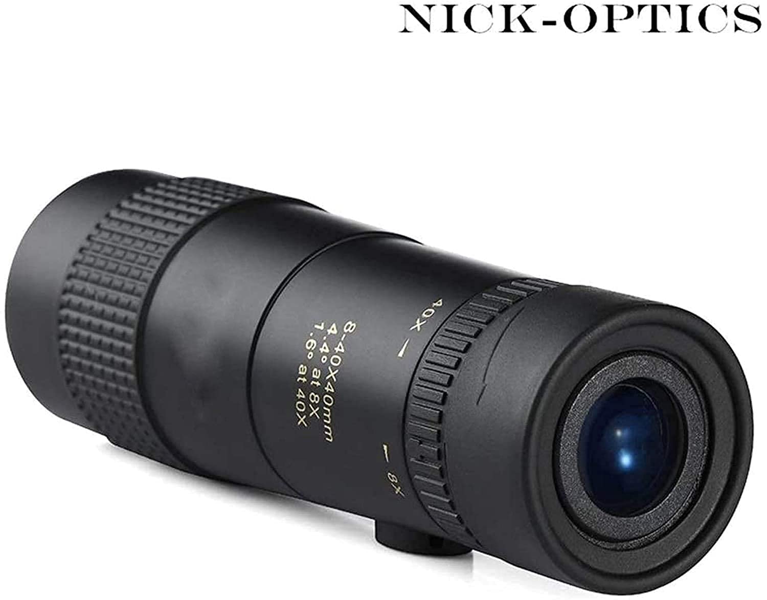 Монокуляр ROSG Zoom 8-40 x 40 HD для походів Чорний, фото №2