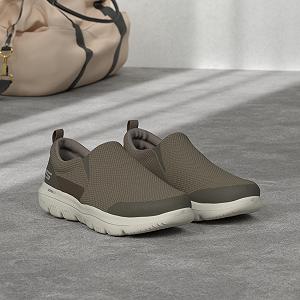 Кросівки Skechers Go Walk Evolution Ultra-Impec, чоловічі сліпони synthetic.ua - Фото 1