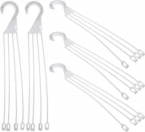 Цепь для подвесных корзин Pack of 5 Plastic White - Фото 1