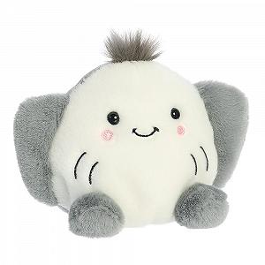 Мягкая игрушка Aurora Palm Pals Flapjack Скат 5 дюймов Серая и Белая synthetic.ua - Фото 1