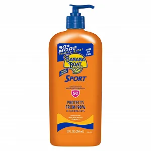 Сонцезахисний лосьйон Banana Boat Sport Family Size Wide Spectrum SPF 50, 355 мл - Фото 1
