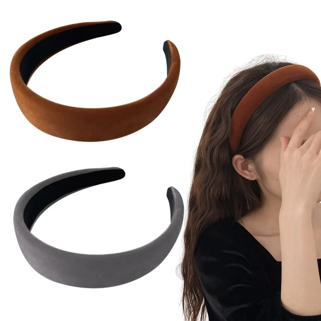 Бархатный Обруч на Голову, фото №1 Бархатный Обруч на Голову, фото №1