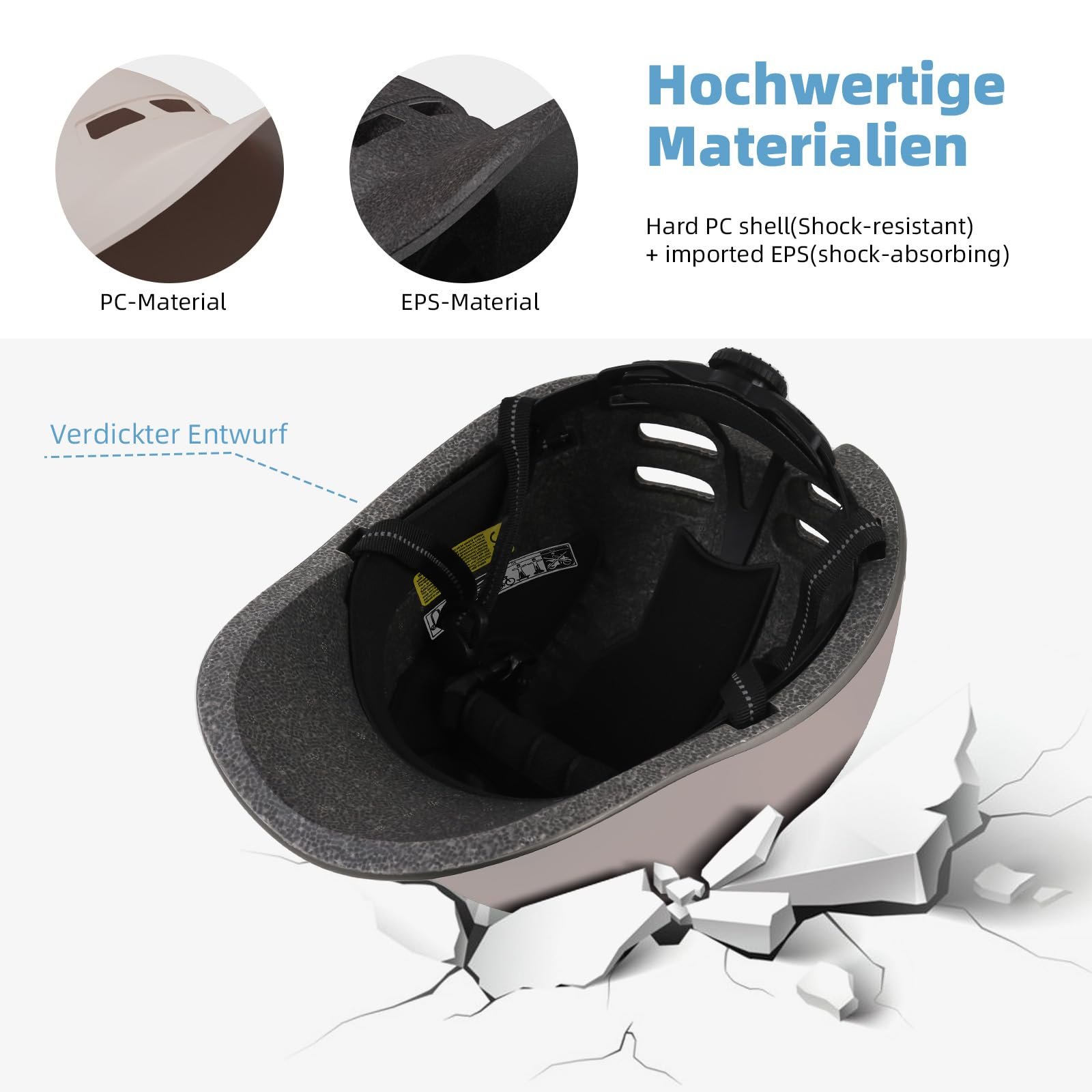 Шолом велосипедний KINGLEAD Urban Commuter 57-61 см, фото №4