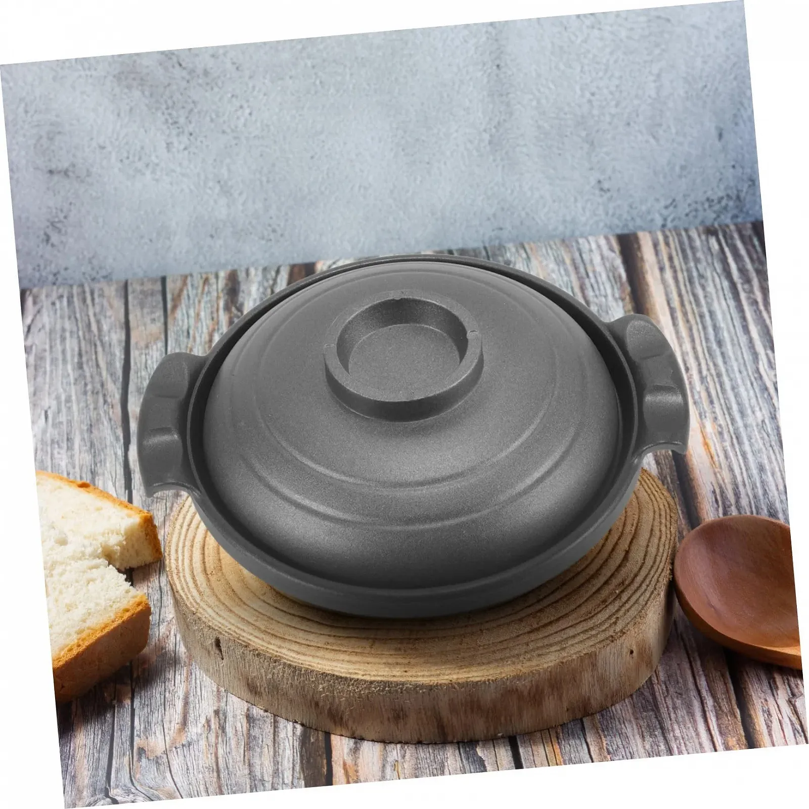 Керамическая кастрюля VANZACK с крышкой для супов и рагу малая, фото №4 Керамическая кастрюля VANZACK с крышкой для супов и рагу малая, фото №4