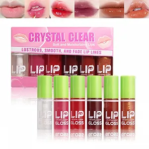 Набір блисків для губ EONFAVE, 6 кольорів - Фото 1