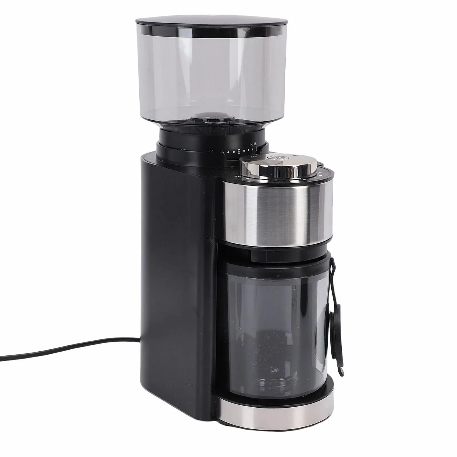 Электрическая кофемолка Fabater Коническая из нержавеющей стали для дома/офиса 250 г, фото №4