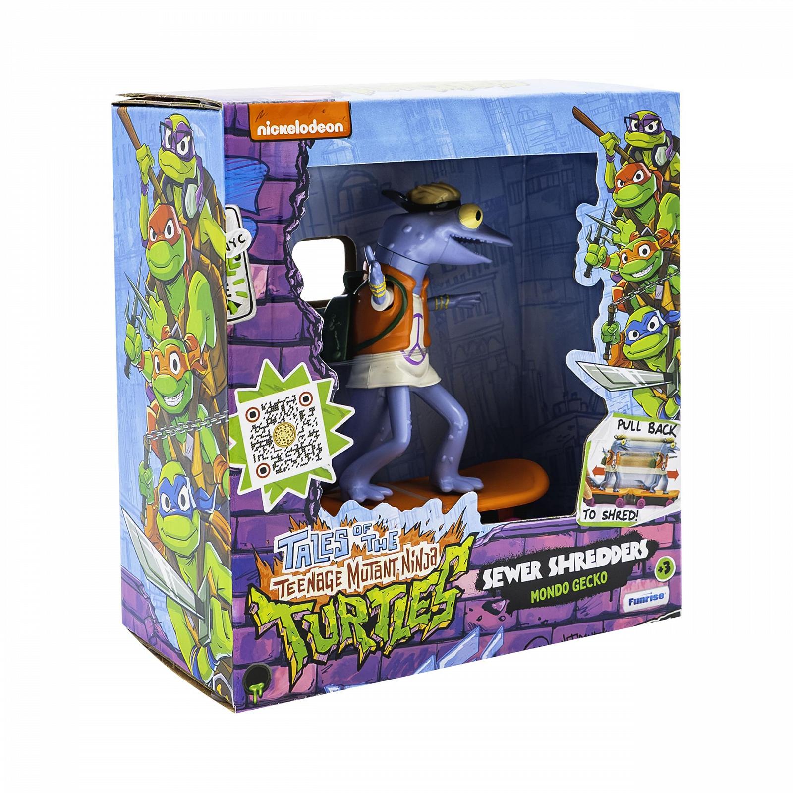 Фигурка на скейте TMNT Sewer Shredders Mondo Gecko, 13 см, фото №5