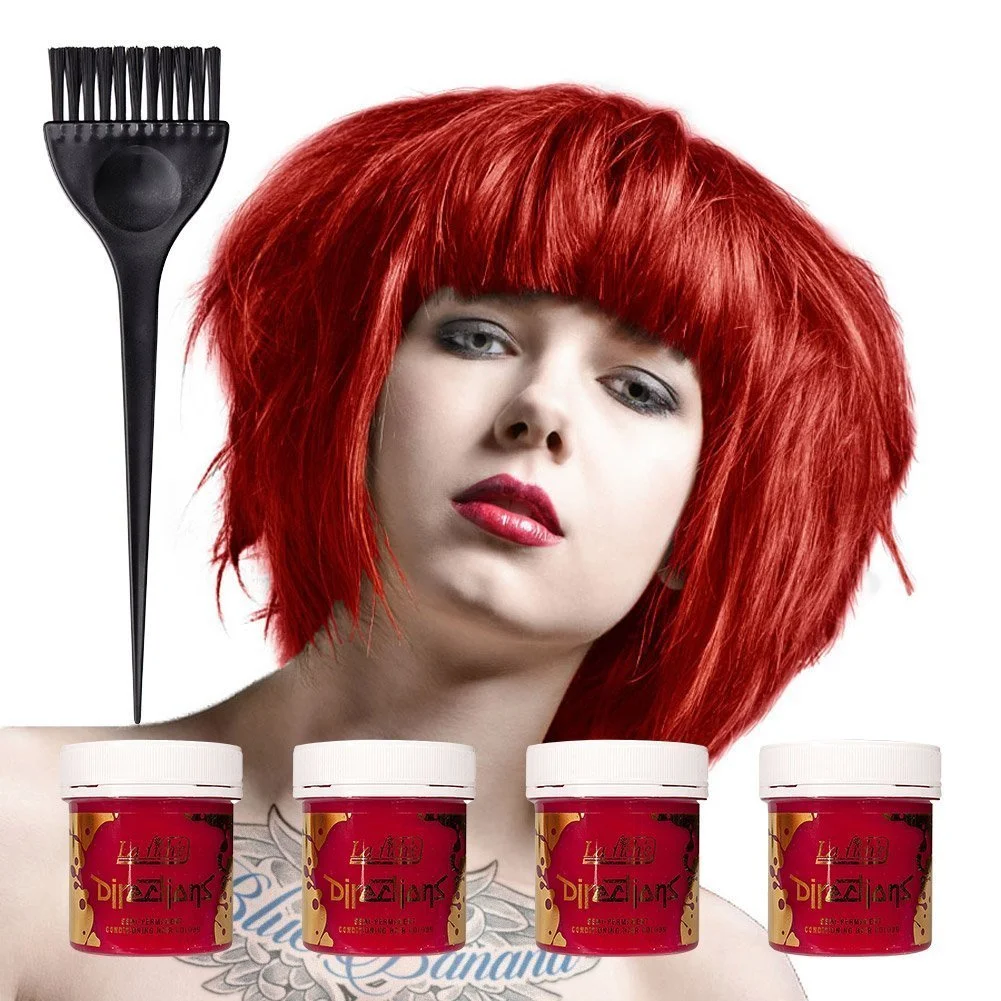 Фарба для волосся La Riche Directions Semi Permanent Pilliar Box Red (4 x 88 мл), фото №1 Фарба для волосся La Riche Directions Semi Permanent Pilliar Box Red (4 x 88 мл), фото №1