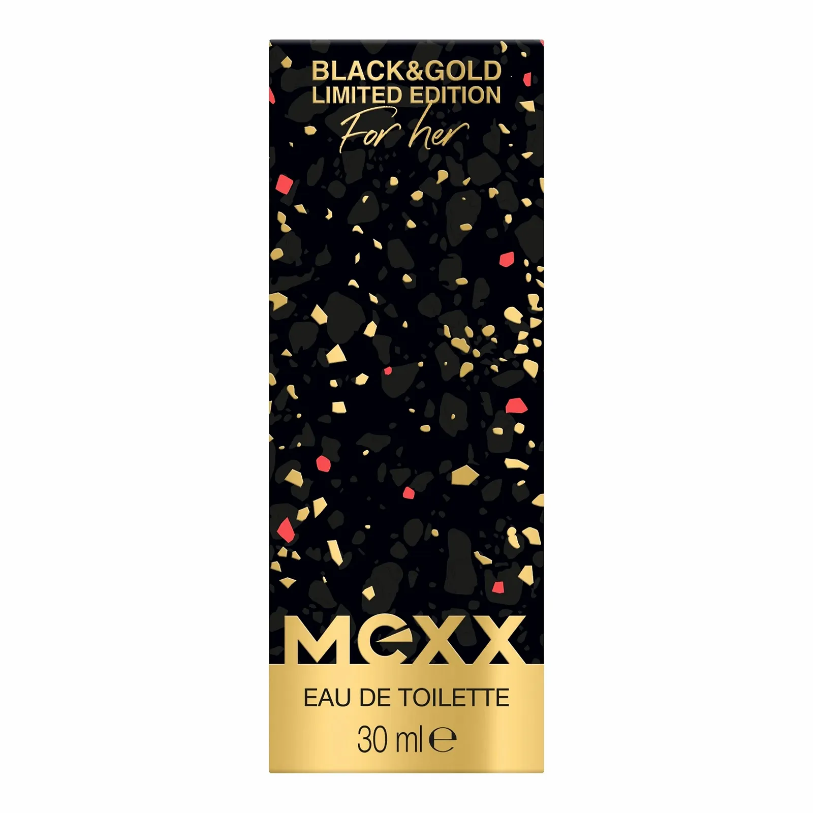 Туалетна вода Mexx Black & Gold Limited Edition Woman 30 мл, фото №2