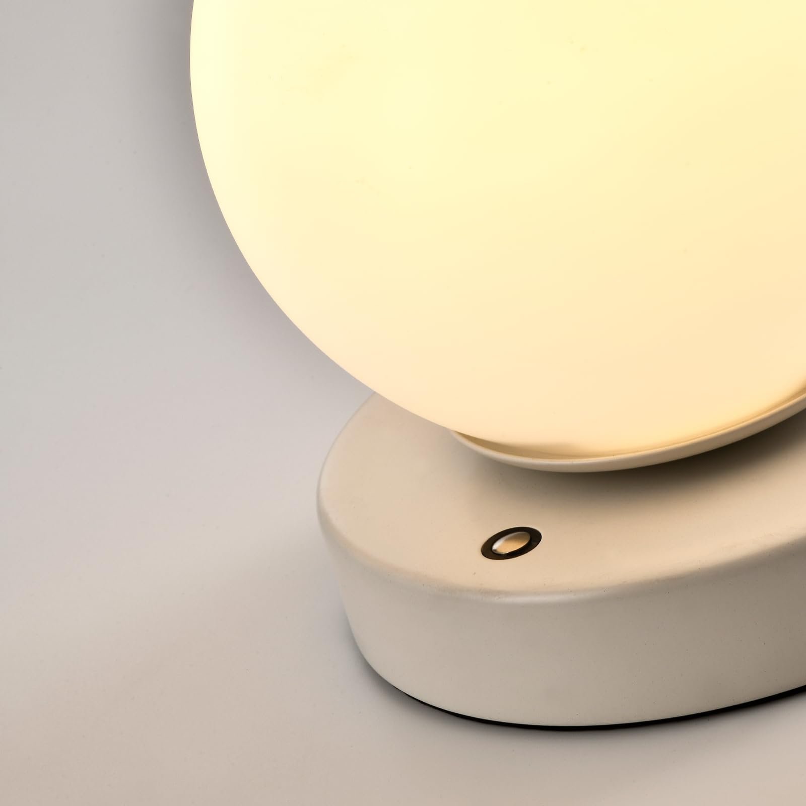 Настільна лампа LQWELL KT11328 3 рівні USB Glass White, фото №7