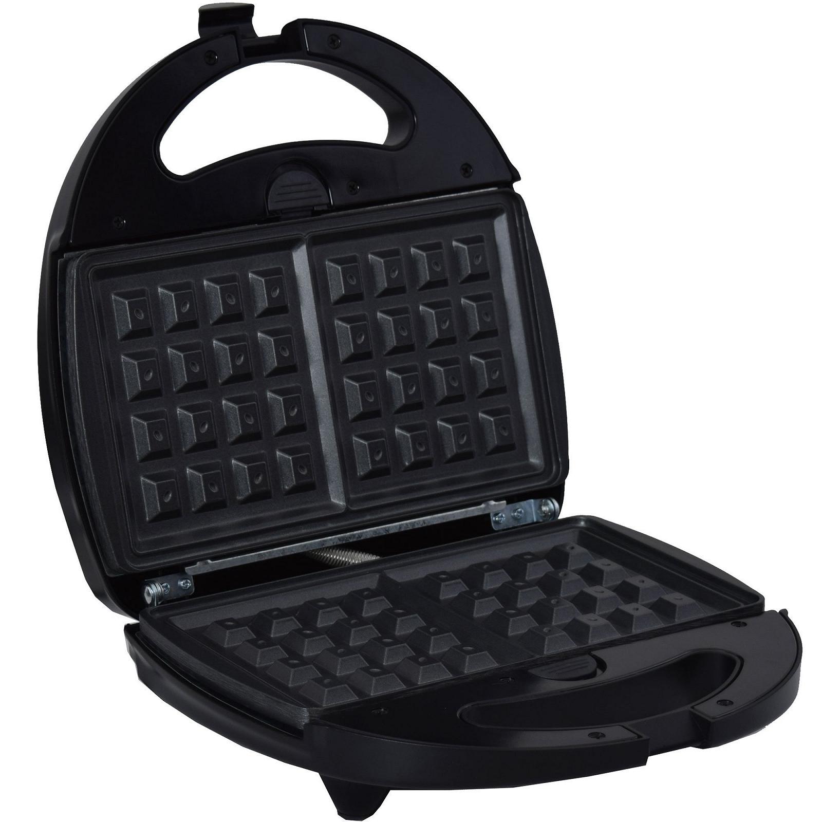Вафельница Syntrox Germany Chef Maker SM-1300W, съемные пластины, черный цвет, фото №7