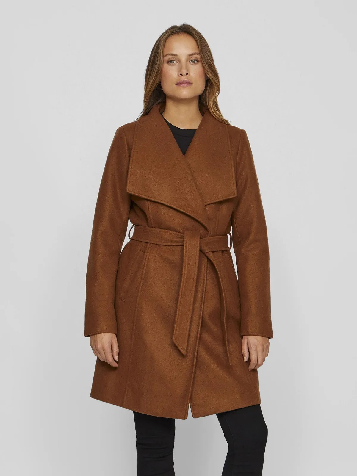 Пальто Vila С поясом, фото №3