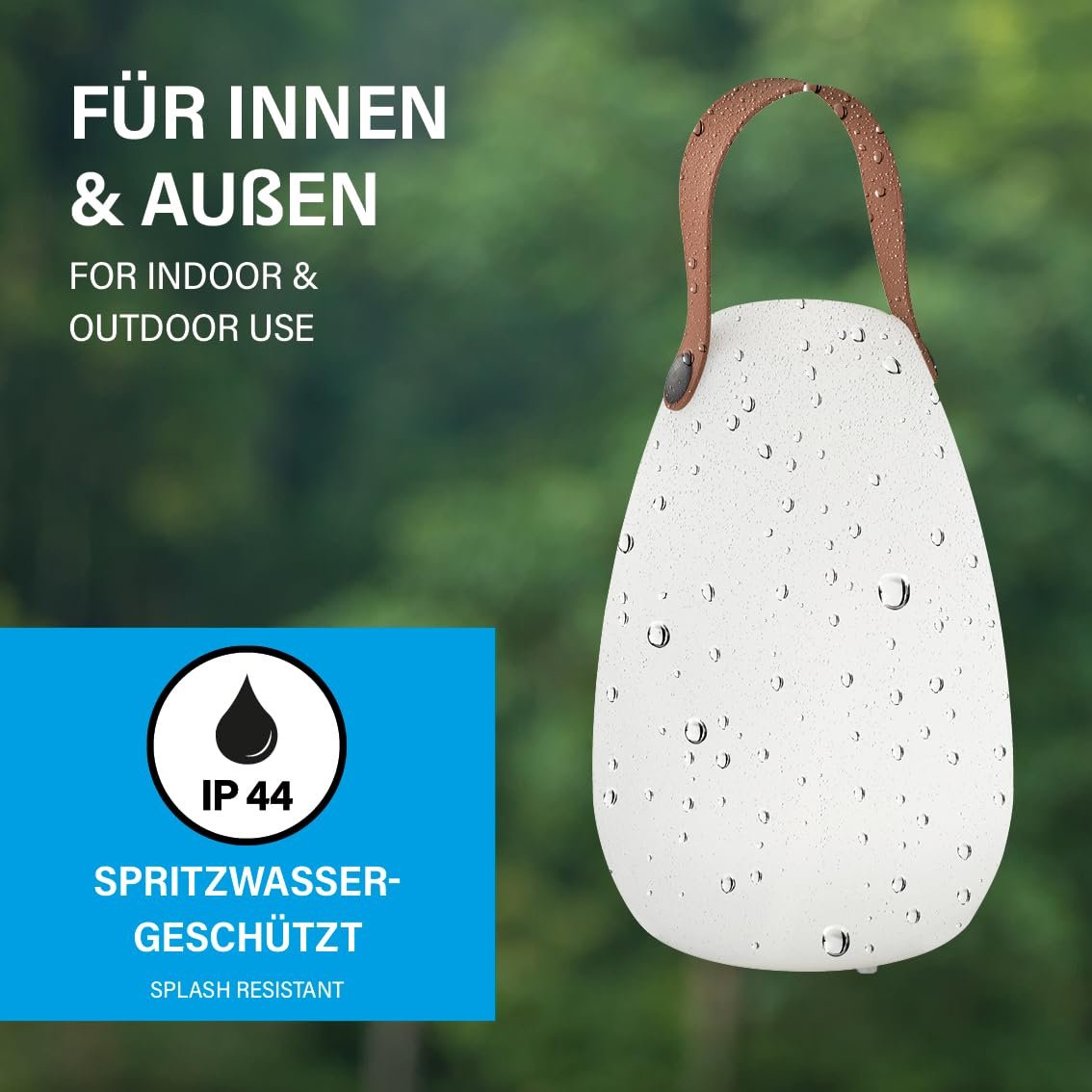 Настільна лампа акумуляторна FHL easy! Ruby пульт дистанційного керування 3 рівні яскравості RGB 7 рівнів до 50 годин 1x LED 0,8 + 0,7 Вт 55 лм 3000 К біла 850142, фото №11