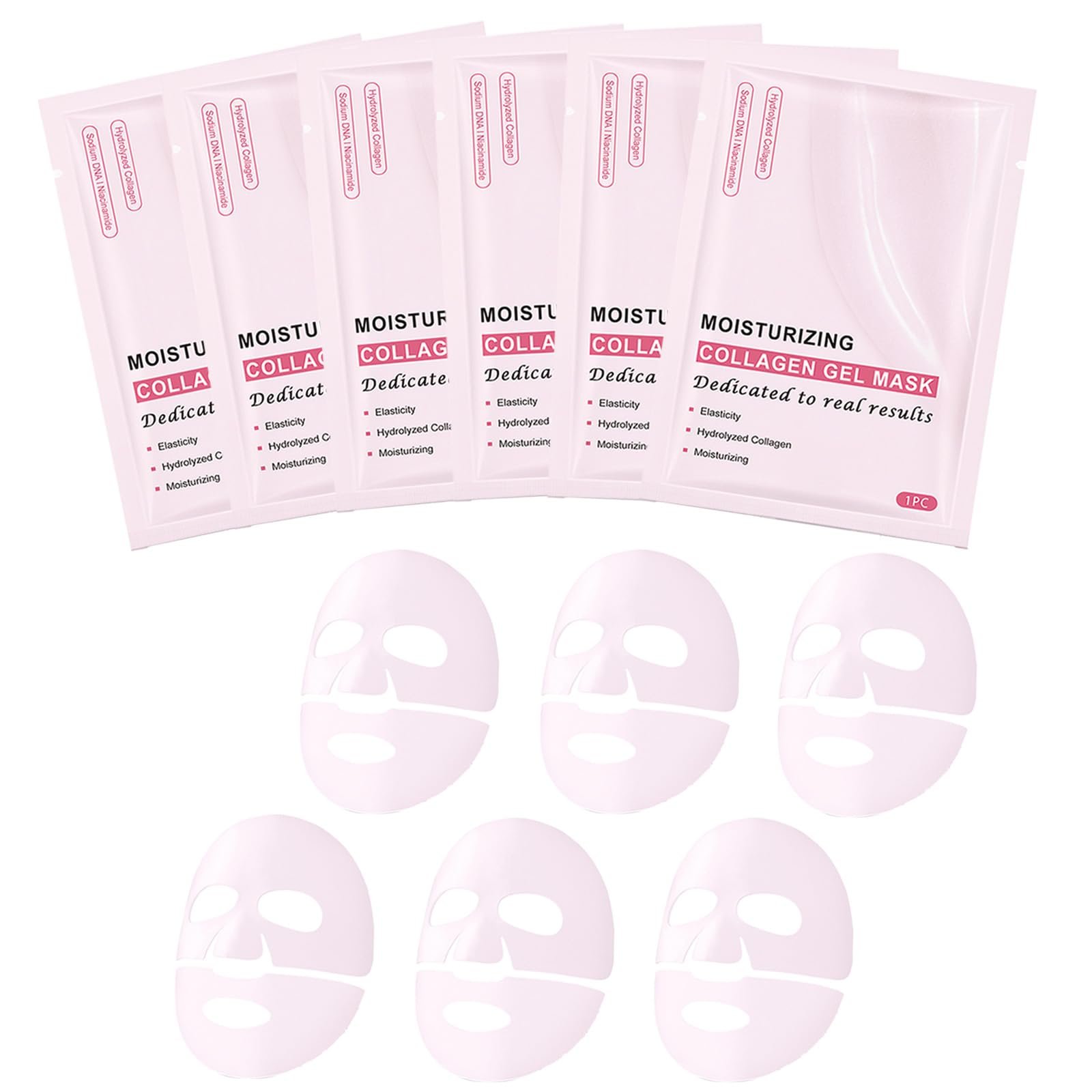 Маска Гелева Колагенова для Обличчя - Глибоке Відновлення (6 шт), фото №1 Маска Гелева Колагенова для Обличчя - Глибоке Відновлення (6 шт), фото №1