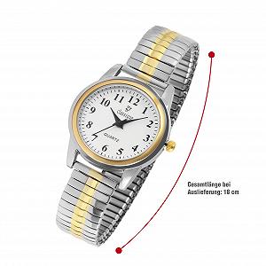 Классические Женские Часы Comfort Fit Analogue Quartz 1700019, Серебристый, Злотистый, Браслет synthetic.ua - Фото 1