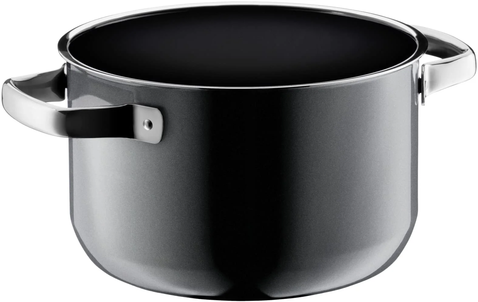 Каструля WMF Fusiontec Mineral 20 см 3,7 л зі скляною кришкою керамічна стійка до подряпин Сіра, фото №4