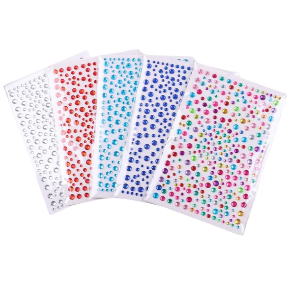 Самоклеящиеся блестящие камни для лица, фото №1