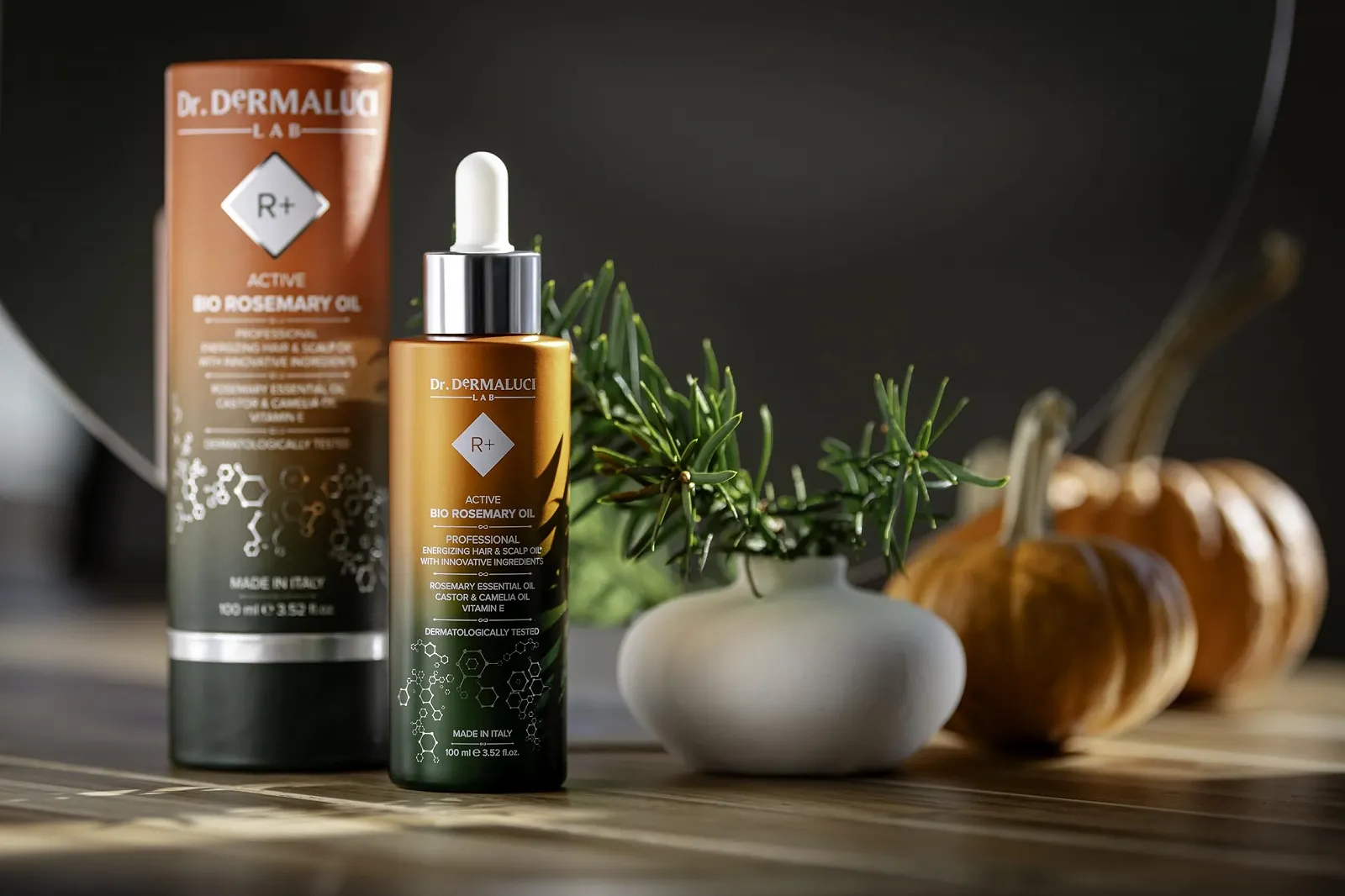 Олія для волосся Розмаринова з касторовою олією холодного віджиму 100 мл, фото №8