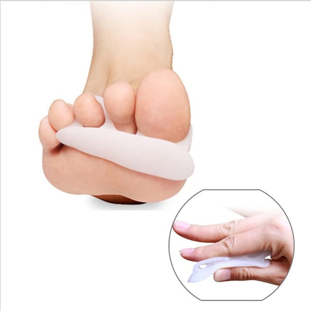 Разделитель для пальцев ног с тремя отверстиями CAZARU, гелевый растяжитель и разделитель для расслабления пальцев ног, облегчение при бурсите, фото №5