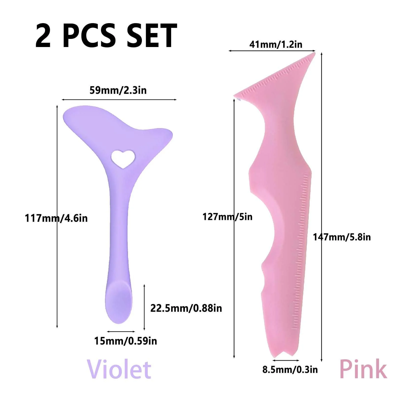 Трафареты для подводки SVOCK силиконовые многоразовые для макияжа, фото №2