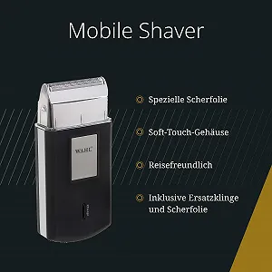 Акумуляторна бритва Wahl 3615-0471 компактна сітка synthetic.ua - Фото 1