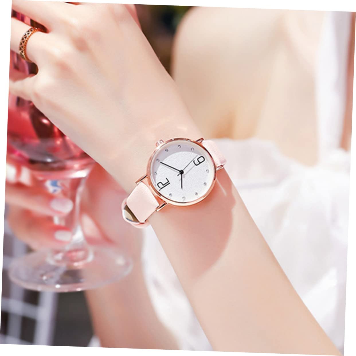 Часы наручные OATIPHO Женские Розовый, фото №2 Часы наручные OATIPHO Женские Розовый, фото №2