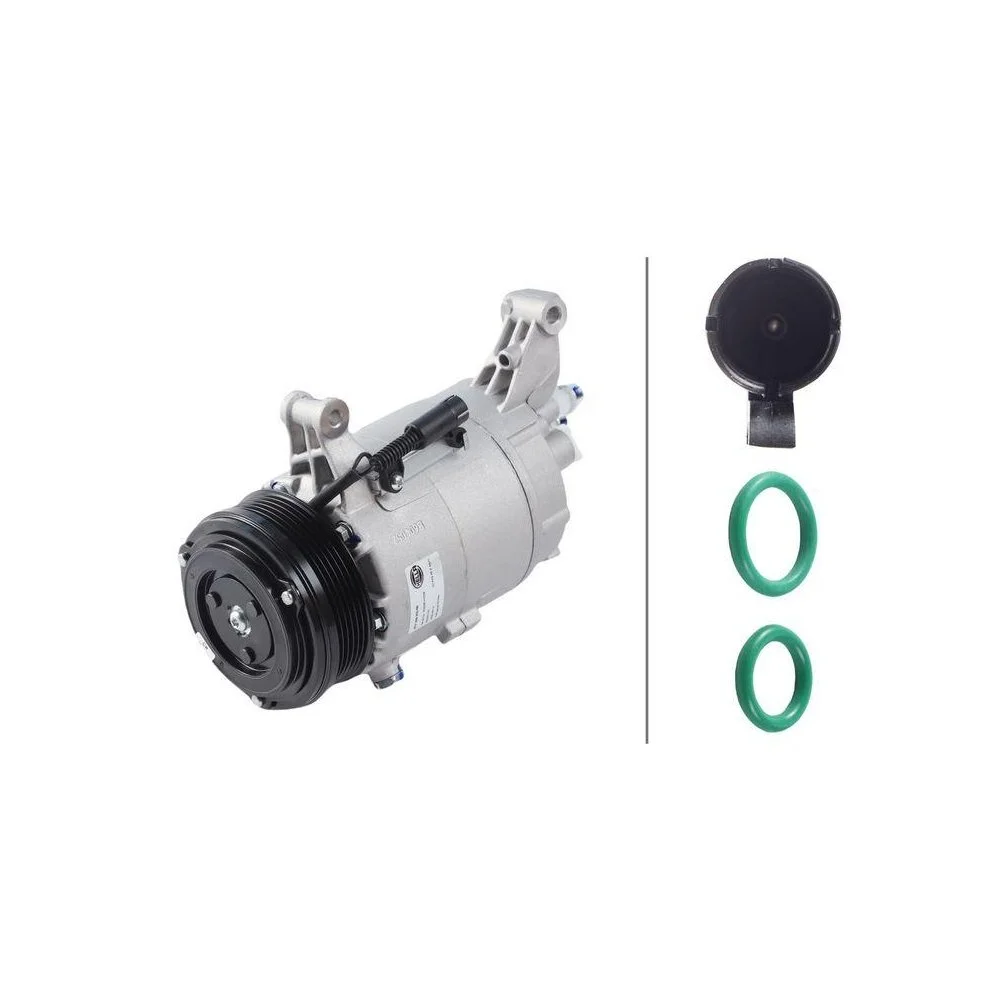 Компрессор кондиционера HELLA 8FK 366 200-581, фото №1 Компрессор кондиционера HELLA 8FK 366 200-581, фото №1