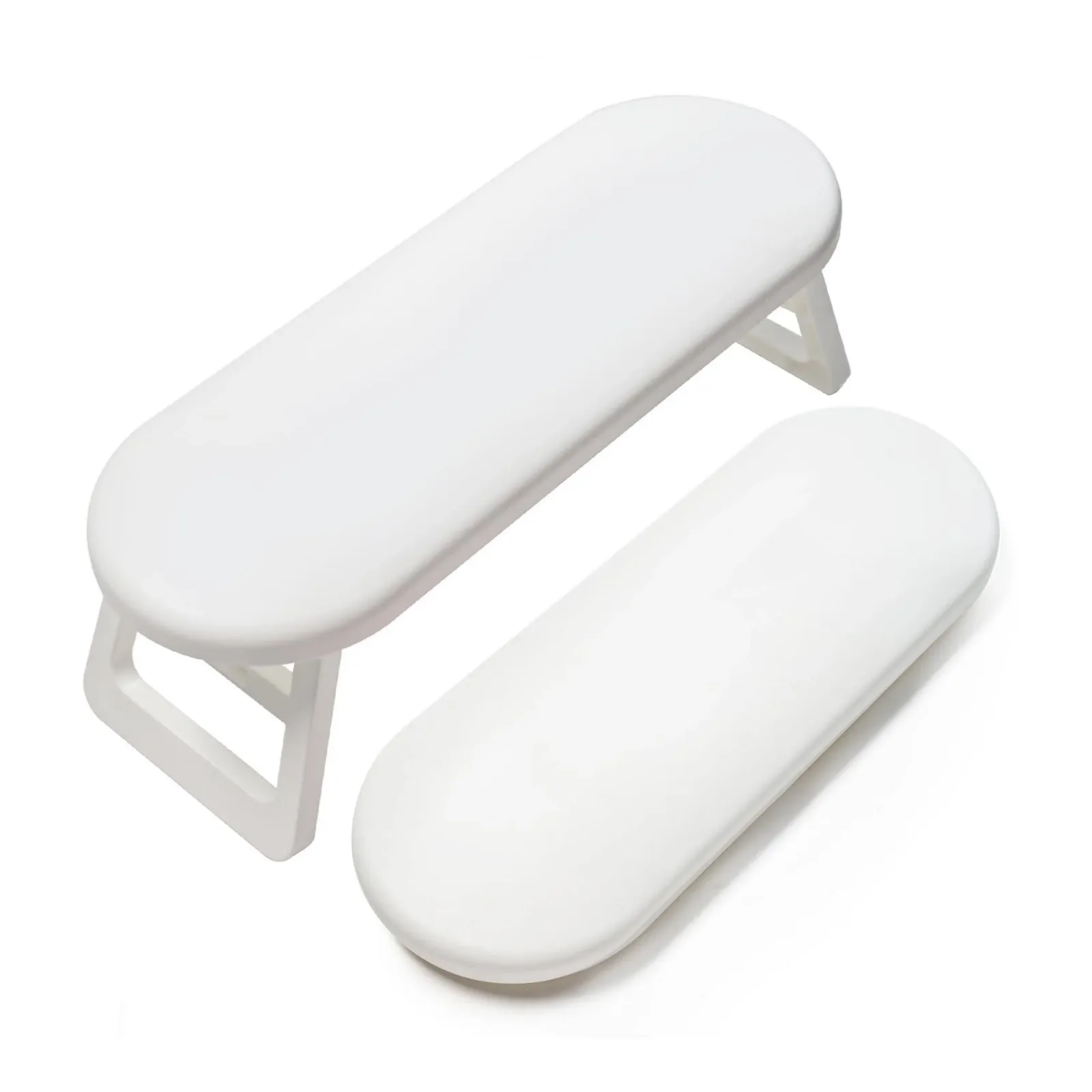 Підставка для рук для манікюру Пластикова складана Біла, фото №1 Підставка для рук для манікюру Пластикова складана Біла, фото №1