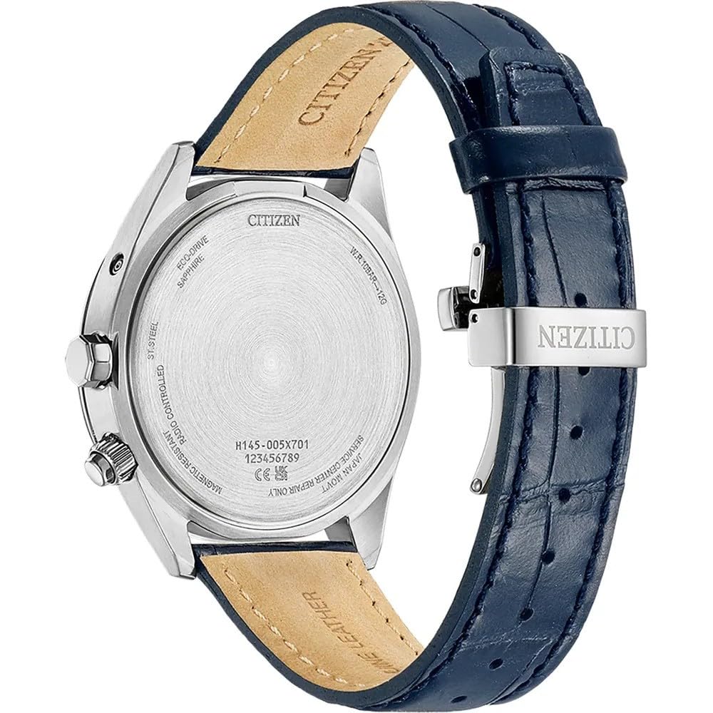 Чоловічий аналоговий годинник CITIZEN Classic CB0270-10A з шкіряним ремінцем, фото №2 Чоловічий аналоговий годинник CITIZEN Classic CB0270-10A з шкіряним ремінцем, фото №2