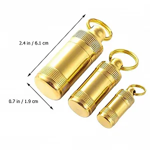 Міні брелок для таблеток, водонепроникний контейнер для таблеток, портативна synthetic.ua - Фото 1