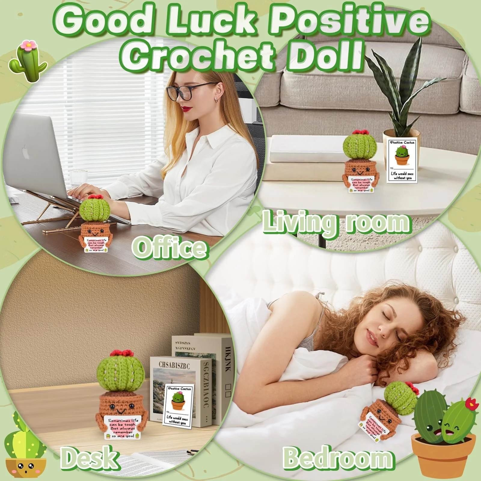 Pipihome Позитивная картошка Подарки Карманный оберег Креативная плюшевая фигурка (Кактус), фото №4 Pipihome Позитивная картошка Подарки Карманный оберег Креативная плюшевая фигурка (Кактус), фото №4