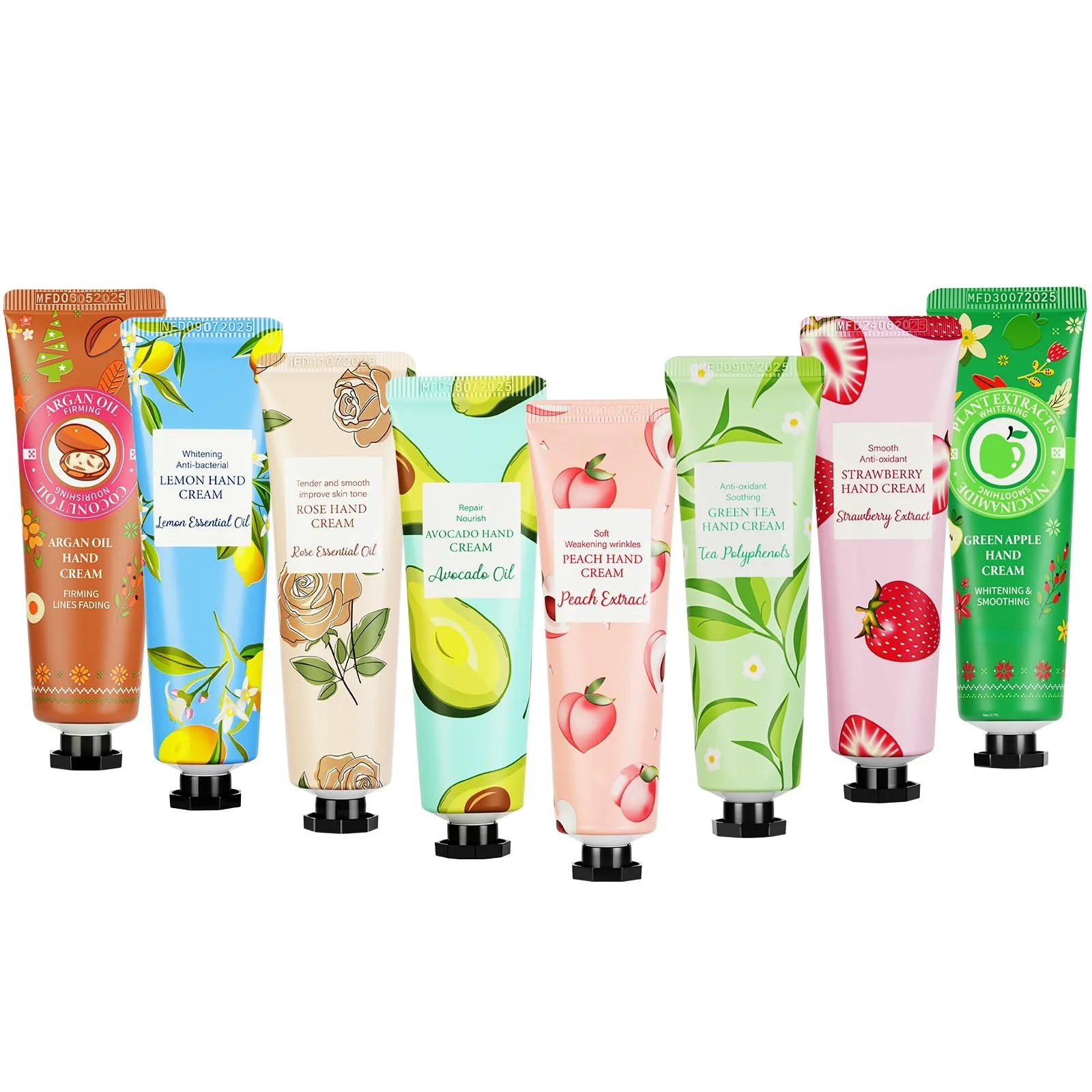 Набір кремів для рук, 8 шт Міні-крем для рук, лосьйон для рук Жіночий, фото №1
