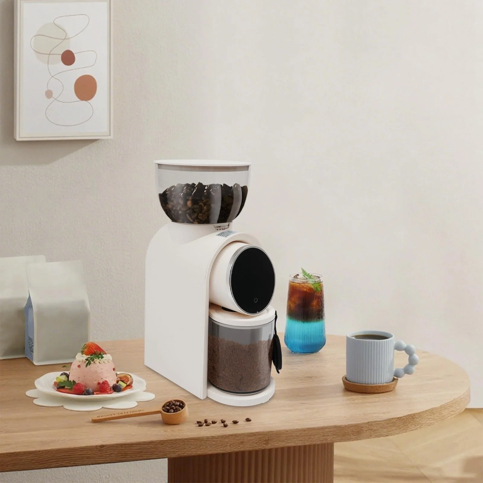 Электрическая кофемолка Cream White, фото №3 Электрическая кофемолка Cream White, фото №3