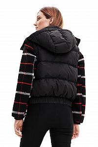 Коротке пальто Desigual Block Woman Woven Padded synthetic.ua - Фото 1