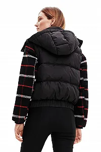 Коротке пальто Desigual Block Woman Woven Padded synthetic.ua - Фото 1