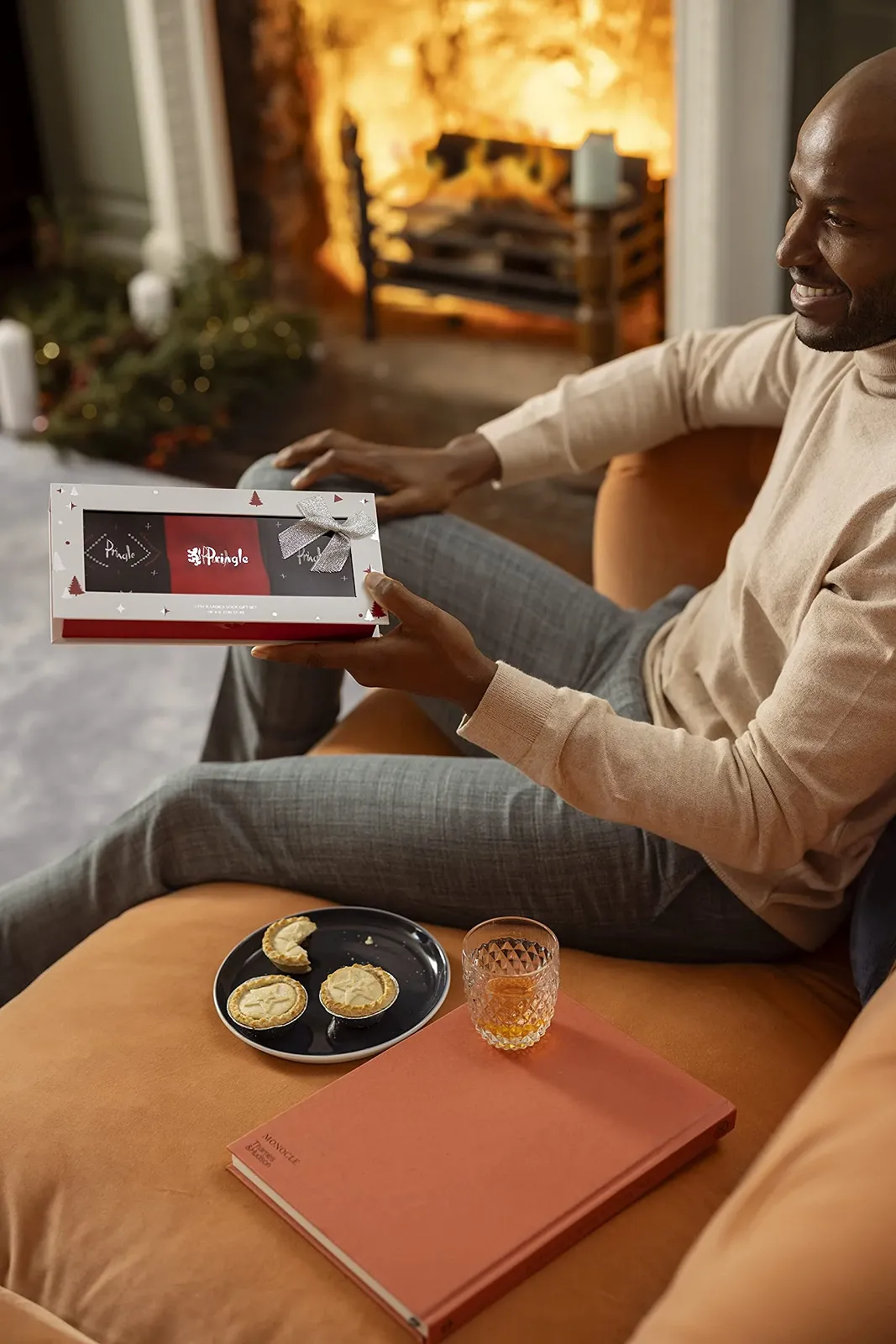 Шкарпетки Pringle Святковий візерунок Подарункова упаковка, 3 пари, фото №5