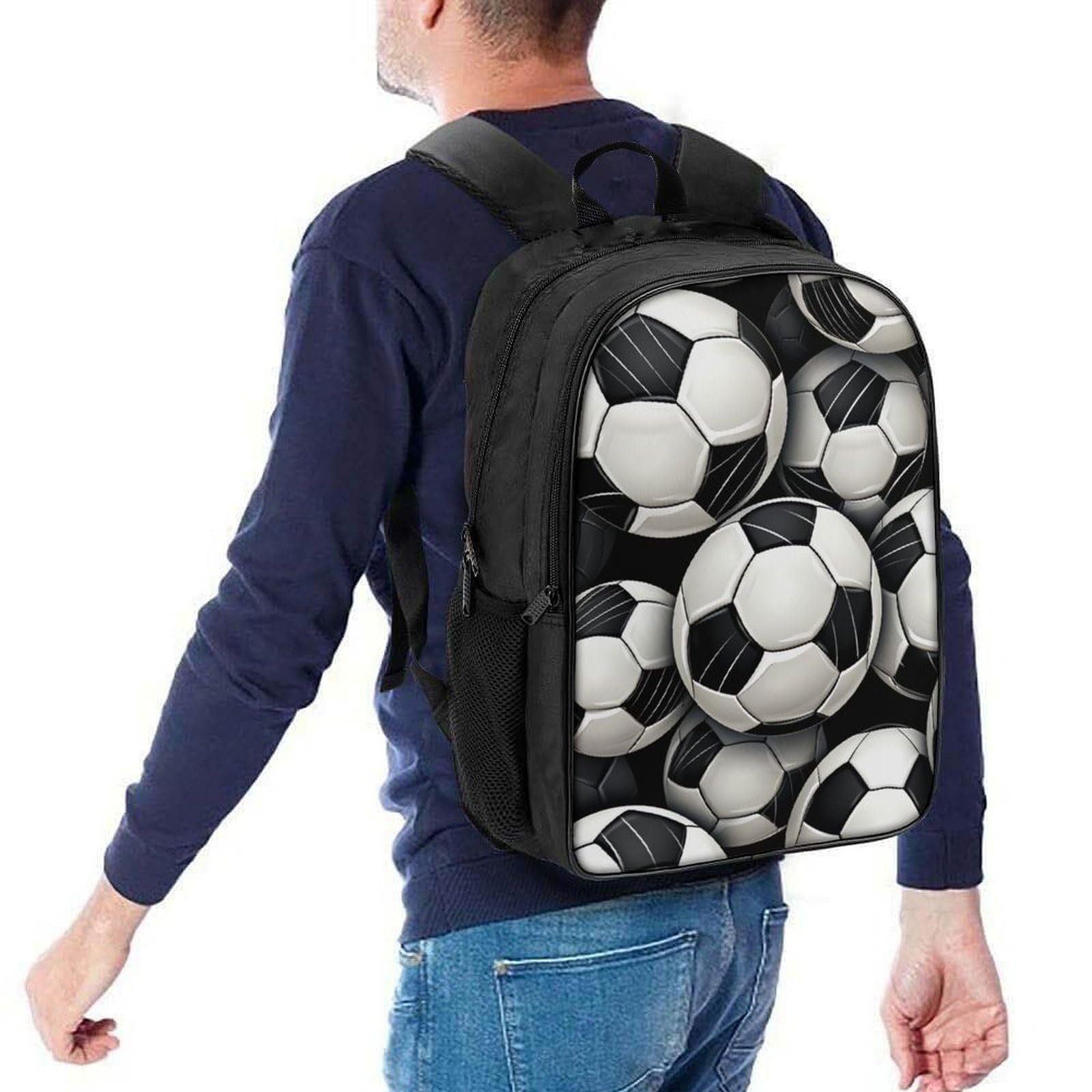 Школьный рюкзак FPAKAKIIE Football 40x28x16см, фото №5